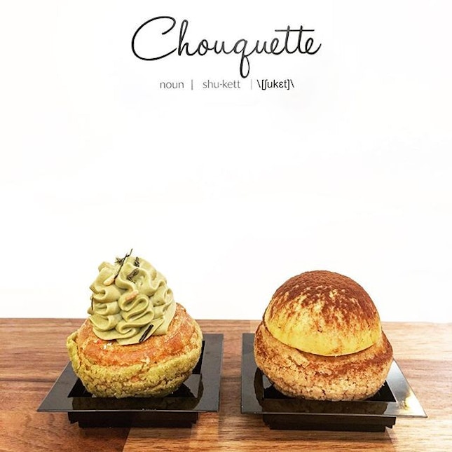 Visited this 1-month old cafe to try their choux.
