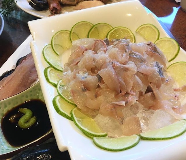 鳟鱼 sashimi (NT500) Damn shiok