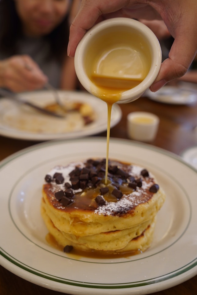 Pancakes With Warm Maple Butter ($19)