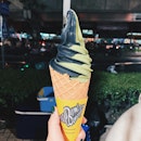 Matcha Charcoal Ice Cream