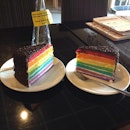 #tbt to rainbow cake at grazia coffee in Malaysia !