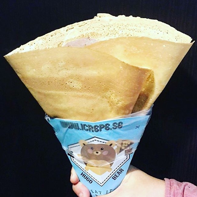 Ice Cream Crepe  You can create your own crepe from the flavours available such as original, chocolate and green tea.