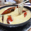Claypot Crab Bee Hoon Soup ($70)
