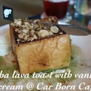 🇲🇾 Matcha lava toast with vanilla ice cream 20.90RM 
The matcha was smooth and sweet.