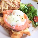 #tbt to smoked salmon egg benedict at yellow cup coffee.