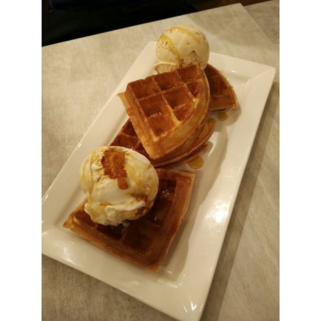 All Time Fav Waffle With Icecream
