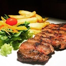 black angus steak (150g) at $8 nett (usual price $19.80) from now till end of July!