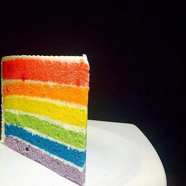 rainbow cake ($7.90) - perfect to chase away your Monday blue!