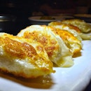 Korean gyoza - skin somewhat thicker and less crisp, but the filling makes up for it.