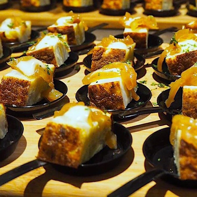 Some lovely canapés by @andrechiang_sg at last nights event consentino media event!