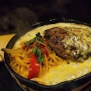 200g juicy slow-cooked beef with wagyu fats marinated with breadcrumbs, sauteed onions, salt and milk.