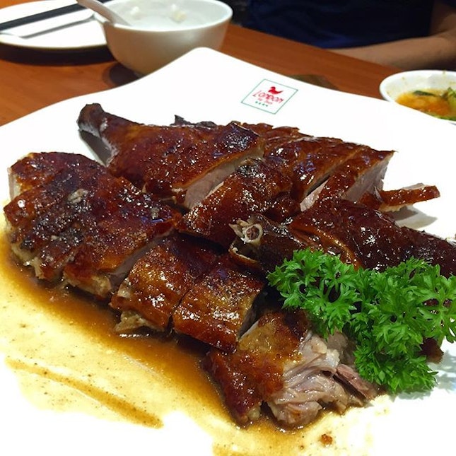 Wagyu of Duck: Crispy, well-roasted skin that leaves your lips greasy covering tender, well-marinated duck meat; bursting with flavour on each bite.