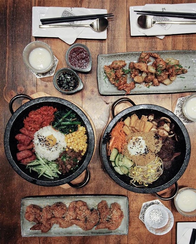 Joo Bar's Design-Your-Own Bibimbap (from $10.90), available only during lunch time.