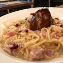 The Real Paddington  Linguine with Jamon (RM30) @blackmarketrestaurants , St Mary Place is one of my favourites !