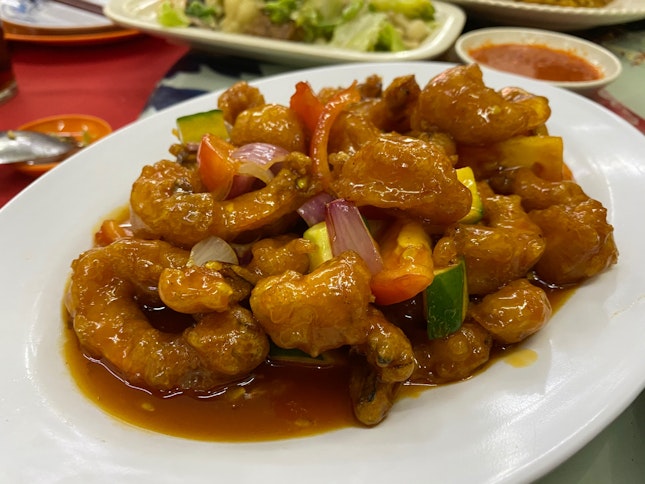 Sweet And Sour Prawn