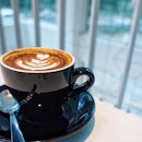 A good cuppa on a rainy day ☕️❤️👭 #theglasshousecoffee #longweekend #coffeetime