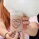 Bubble tea with cotton candy?!