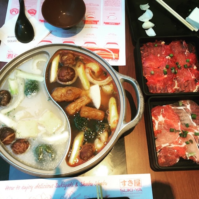 Sukiya lunch buffet ($12.90) good deal though that selections can be improved #burpple #hungrygowhere #sukiya #top_food_of_instagram #hotpot #sgfoodies #foodporn #foodphotos
