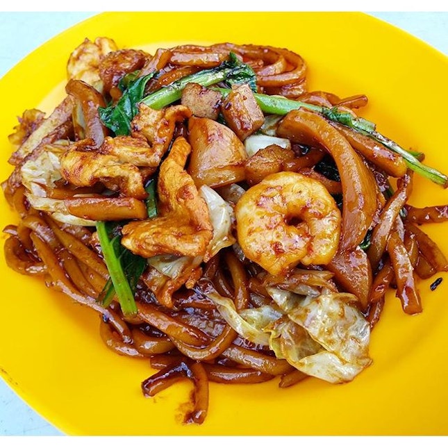 Hokkien Mee (MYR $9.50) @ Restoran Win Heng Seng, Fatt Kee stall.