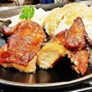 Half Barbecue Amai Chicken With Rice (SGD $8.90) @ ToriGO.
