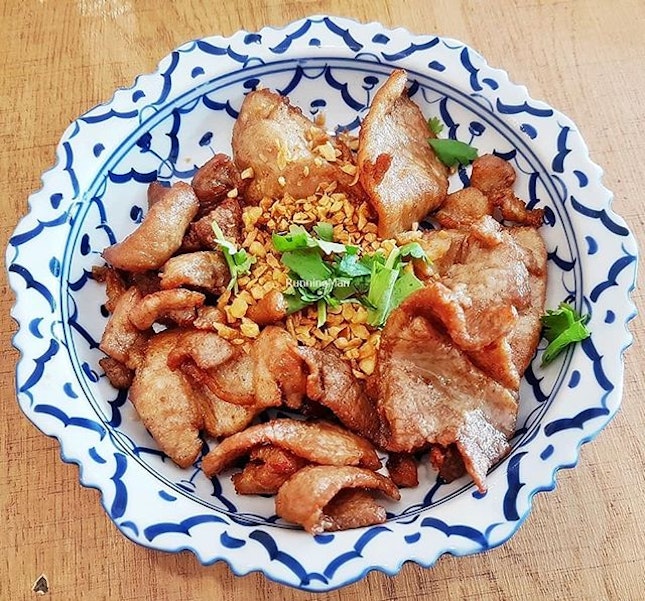 Deep-Fried Garlic Pork (SGD $8) @ Soi Thai Kitchen.