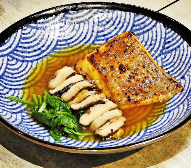 Miso Grilled Halibut (SGD $20.80) @ NUDE Seafood.