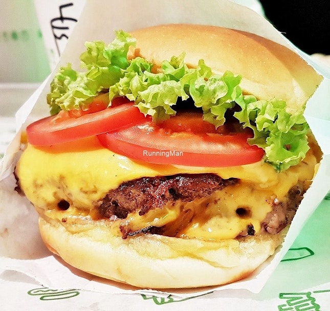 Shack Burger Double (SGD $12.70) @ Shake Shack.