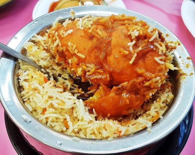 Chicken Briyani (SGD $6.50) @ Zam Zam Restaurant.