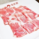 Black Pork Slices (SGD $12 Half Portion) @ Hai Di Lao.