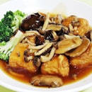Home Style Beancurd With Mushrooms (SGD $10) @ Hong Kong Chef's Kitchen.