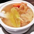 Double-Boiled Fish Soup With Almond And Apple (SGD $14) @ Si Chuan Dou Hua Restaurant.