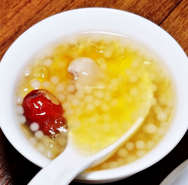 Chilled Peach Resin With Sago (Menu Number 82) @ Si Chuan Dou Hua Restaurant.