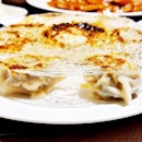 Shenyang Pan-Fried Snow Flake Dumplings (SGD $16) @ Silk Road Restaurant.