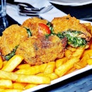 Portobello Mushroom Stuffed With Spinach (SGD $16) @ Anglo Indian Cafe & Bar.