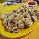The best fried sotong in Melaka.