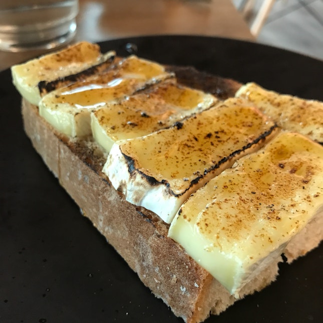 Camembert And Honey Toast