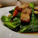 Kailan with Roasted Pork Belly • S$9.90++