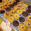 Assorted Muffins served at a friend's tuition centre grand opening.