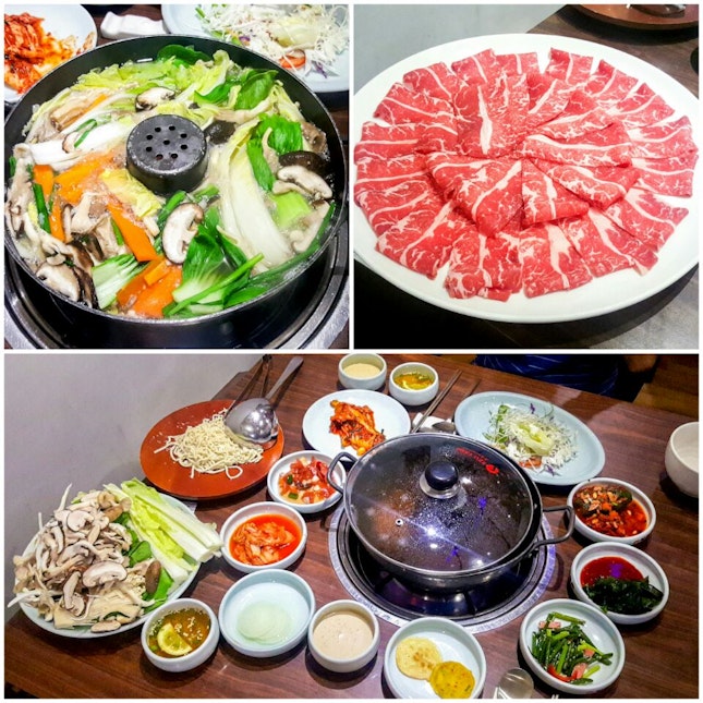 Korean Style Beef Shabu Shabu ($70)
