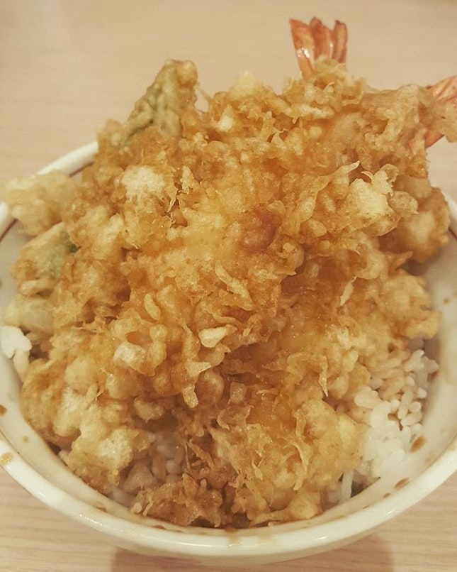 Nami Tendon (RM31) #tempura #japanesefood #burpple #oiishi #misosoup #evolvemall #aradamansara