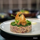 Angus Beef Tartare at Steamroom with The Pillar and Stones (SRPS).