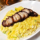 BBQ Pork Scambled Egg Fried Rice