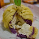 Purple potato&sweet potato cake 🍠 [$6.50]
.