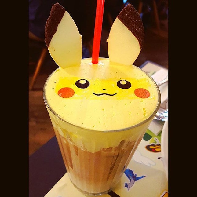 TGIF w Pikachu Ice Latte!!