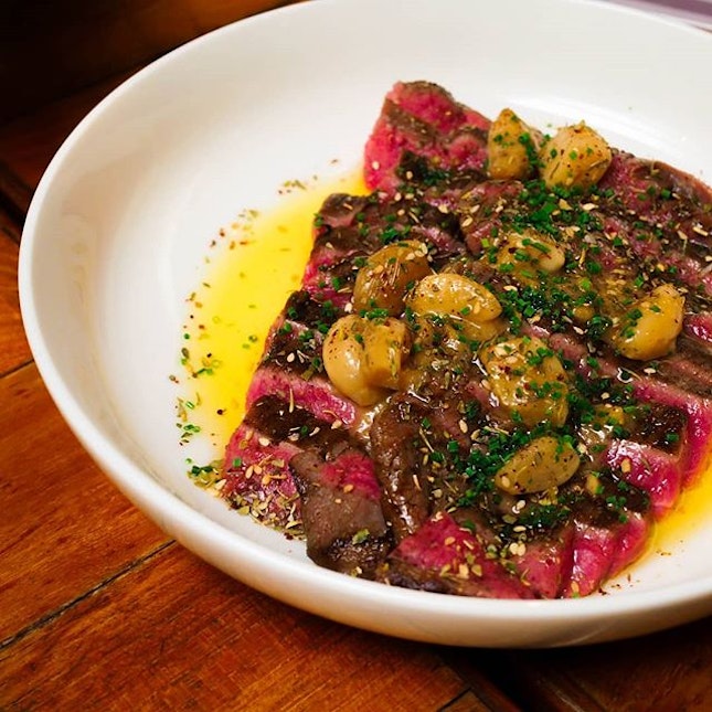 A new addition to artichoke's already delicious menu, BJ’s Favourite Steak ($36++) comes with a hefty 300g of lean, beefy Australian flank that’s lovingly doused in za’atar butter and soft cloves of garlic.
