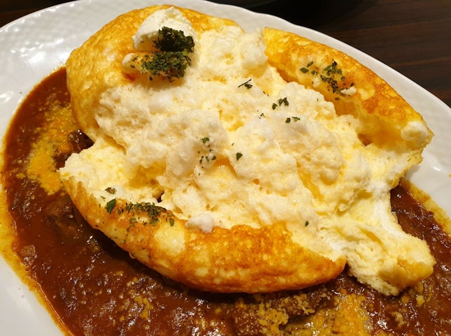 Souffle Omelette With Curry $17.80