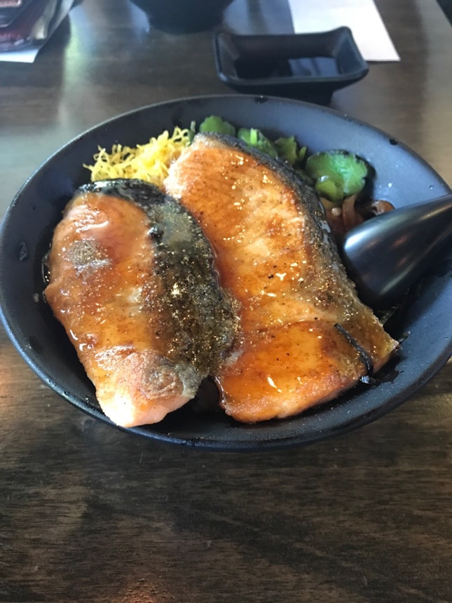 Salmon Teriyaki Don at S$16.