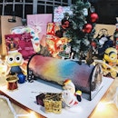 Rainbow Logcake for Early Christmas Gathering 🌈