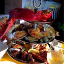 Hot seafood platter