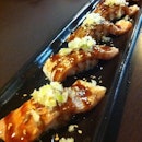 Grilled Salmon Belly Sushi